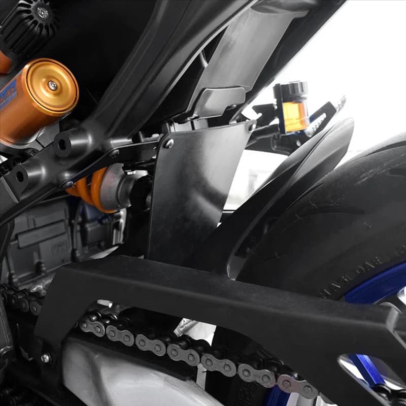 Per Yamaha MT-09 MT09 FZ09 2021-2023 Moto Parafango Ammortizzatore Copertura Parafango Posteriore Motore Splash Protector
