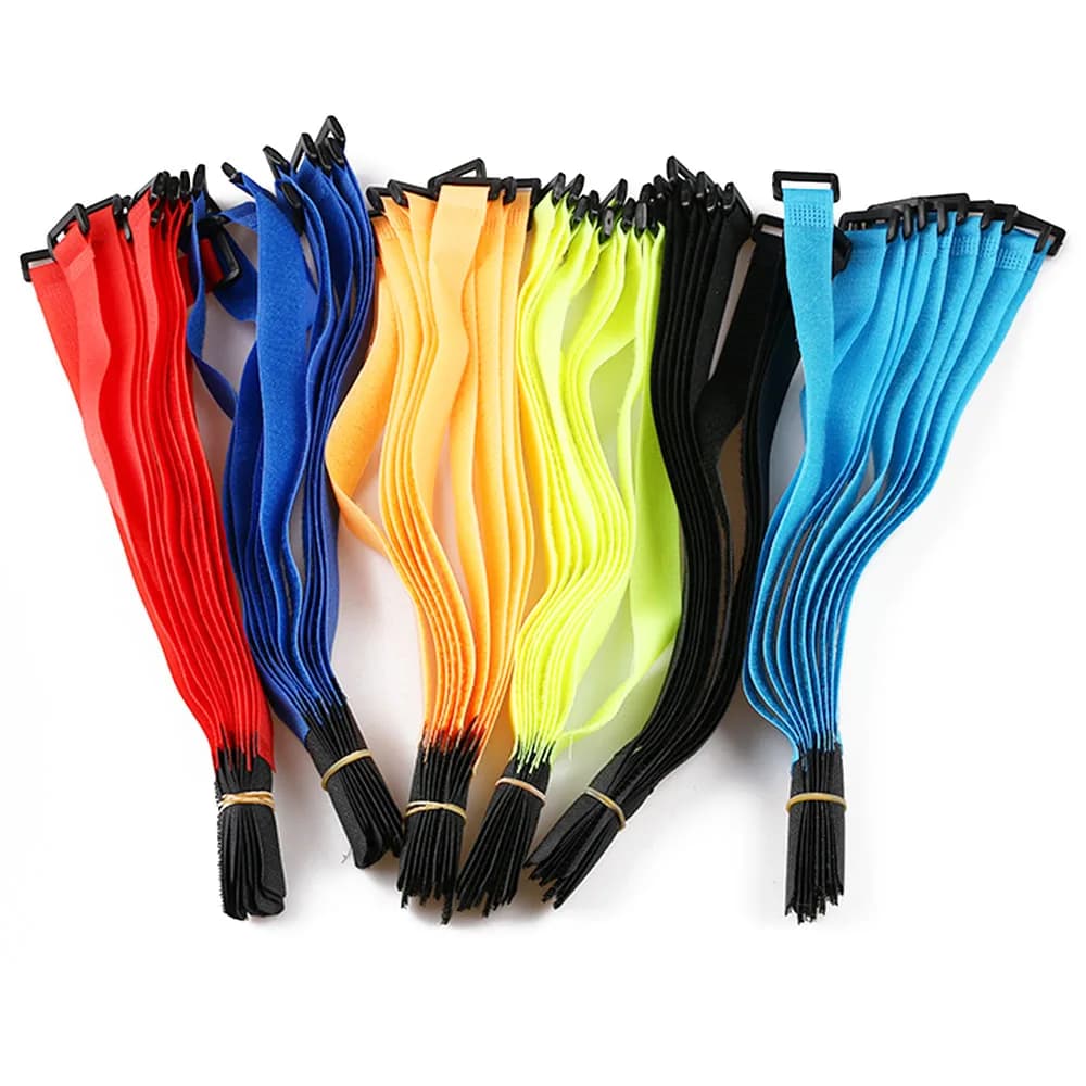 30*2 cm of High Quality 10 Pz RC Eachine Lipo Battery Anti-slip Fake Nylon Straps Reusable Hook and Ring Fissing Fascette