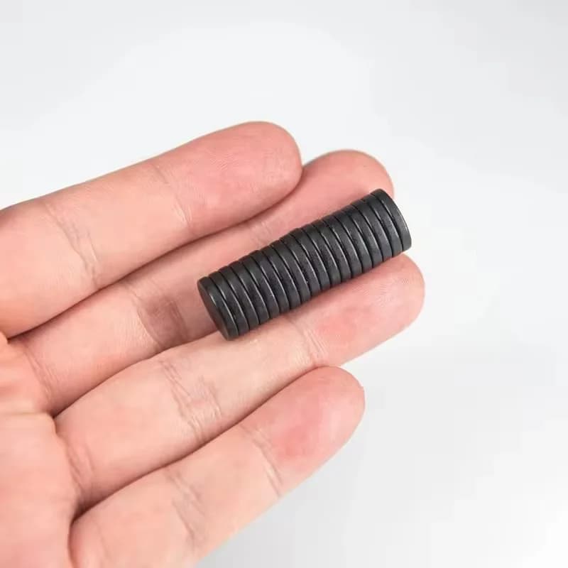 N52 6x2 6x3 8X3 10x2 10X5 Epoxy Neodymium Magnet Non-conducting Black Motor Ebike Waterproof Corrosion Resistant Outdoor Marine