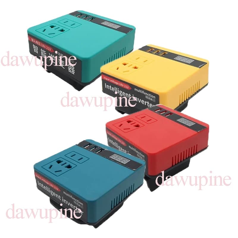 Convertitore da lavoro all'aperto con batteria al litio intelligente multifunzione 220V per Makita per Milwaukee per DeWalt per Dayi