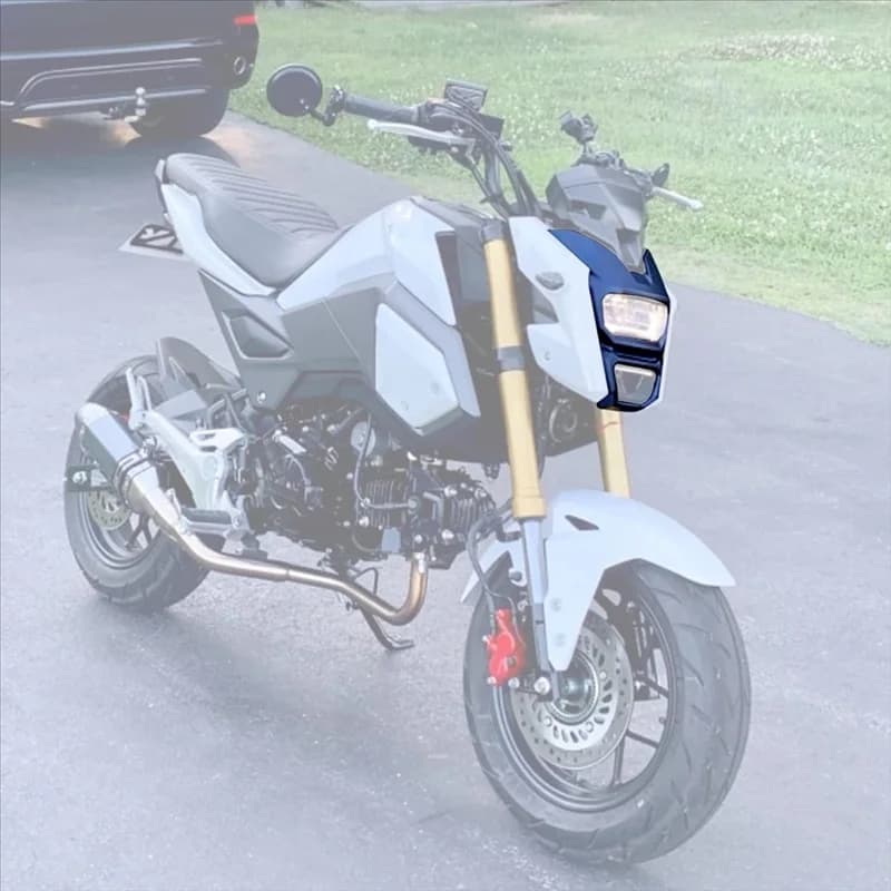 Affidabile-Per Honda Grom MSX125 2016-2020 Copertura del faro del motociclo Accessori di protezione del telaio della luce della testa Fibra di carbonio