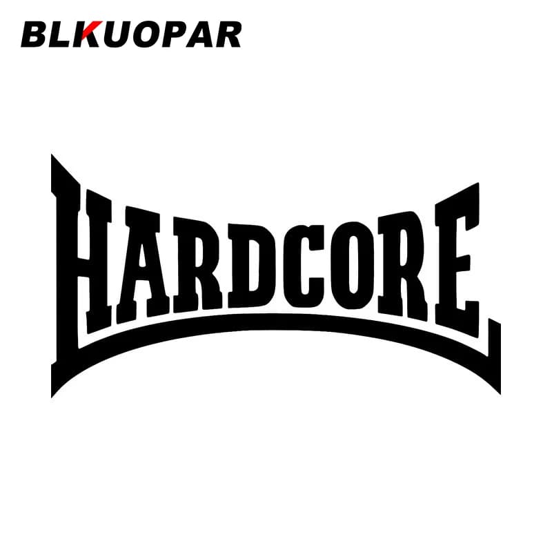 BLKUOPAR Adesivo per auto hardcore, protezione solare, decalcomanie alla moda, protezione solare impermeabile, divertente, originale, accessori per auto JDM