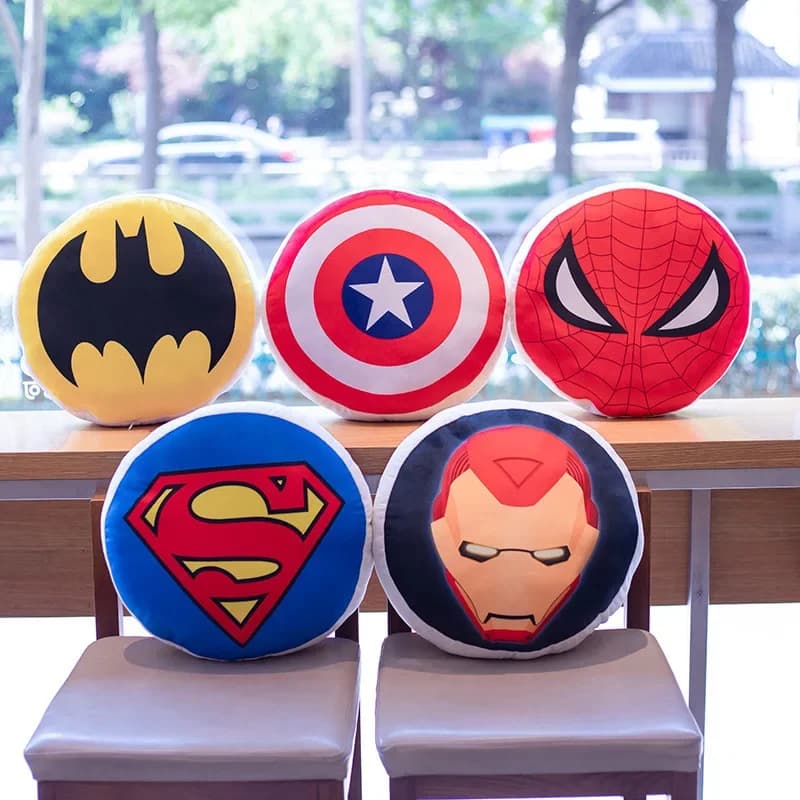 Marvel Avengers Peripheral Soul Round Bearing Captain America Shield Spider Man Footwear Version Q Cute Gift