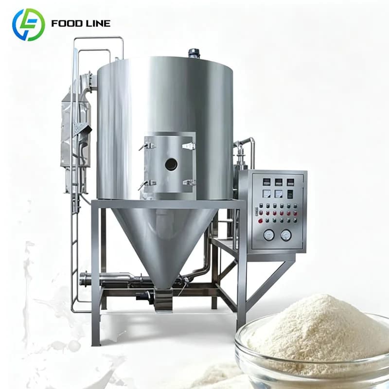 Food Spray Dryer Industrial Drying Machine for Dairy Powder Juice Concentrate Protein Processing Customized