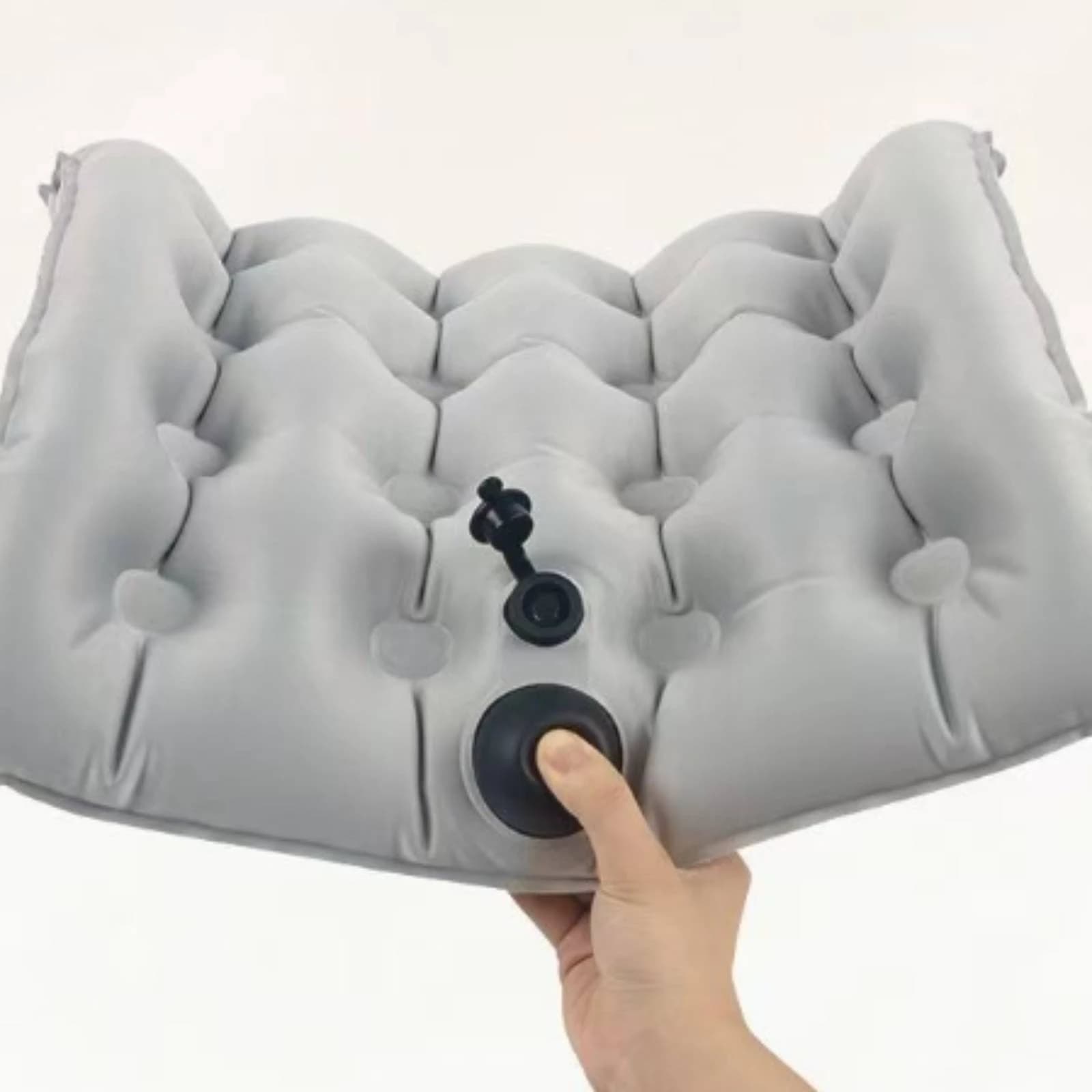 Inflatable Lumbar Pillow Compact Inflatable Travel Lumbar Pillow Ergonomic Lightweight for Office Workers, Desk Work