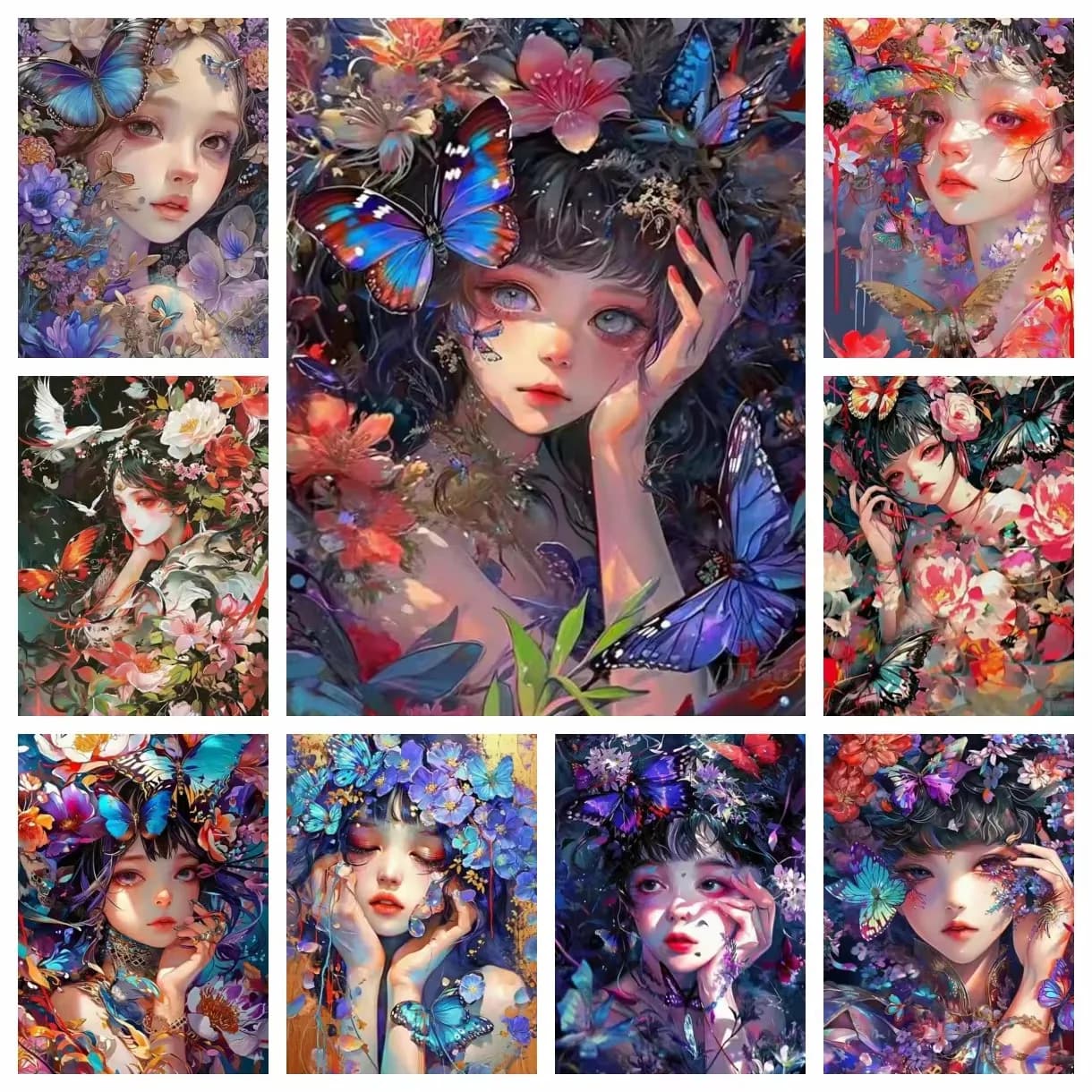 Diamond Painting Cute Cartoon Character Diamond Mosaic Handmade Art Exquisite Creative Gift Home Decor