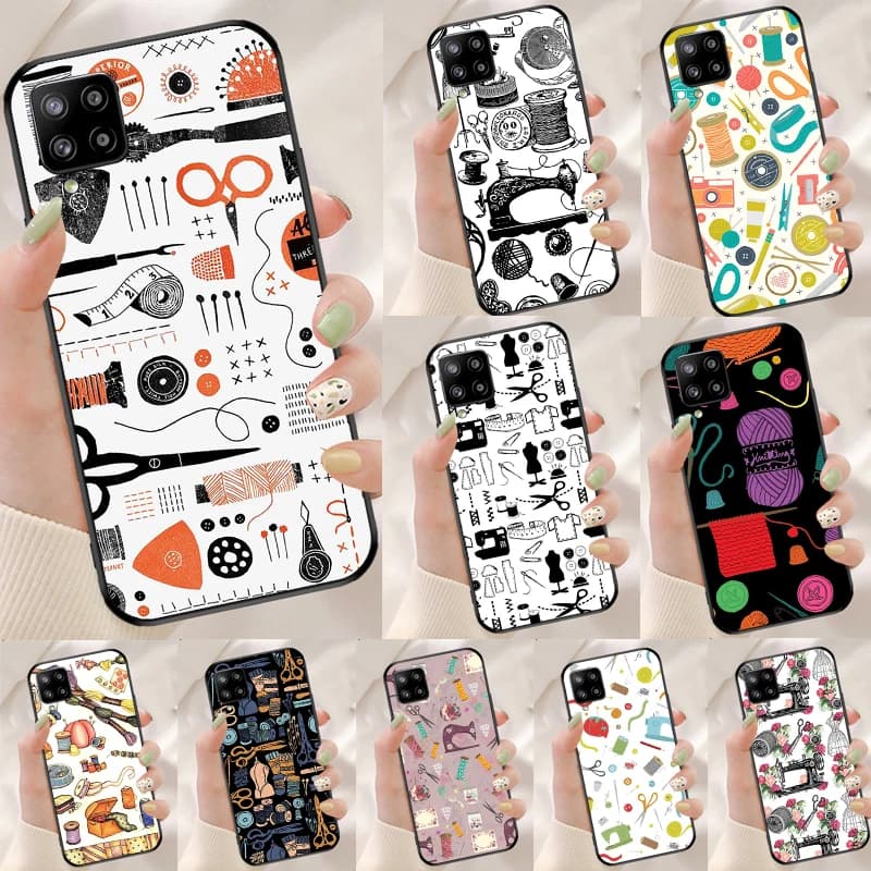 Forbici da cucito per Samsung Galaxy A52 A32 A22 A54 A14 A16 A26 A36 A56 A55 A35 A05 A06 A15 A53 A33 A13 Custodia