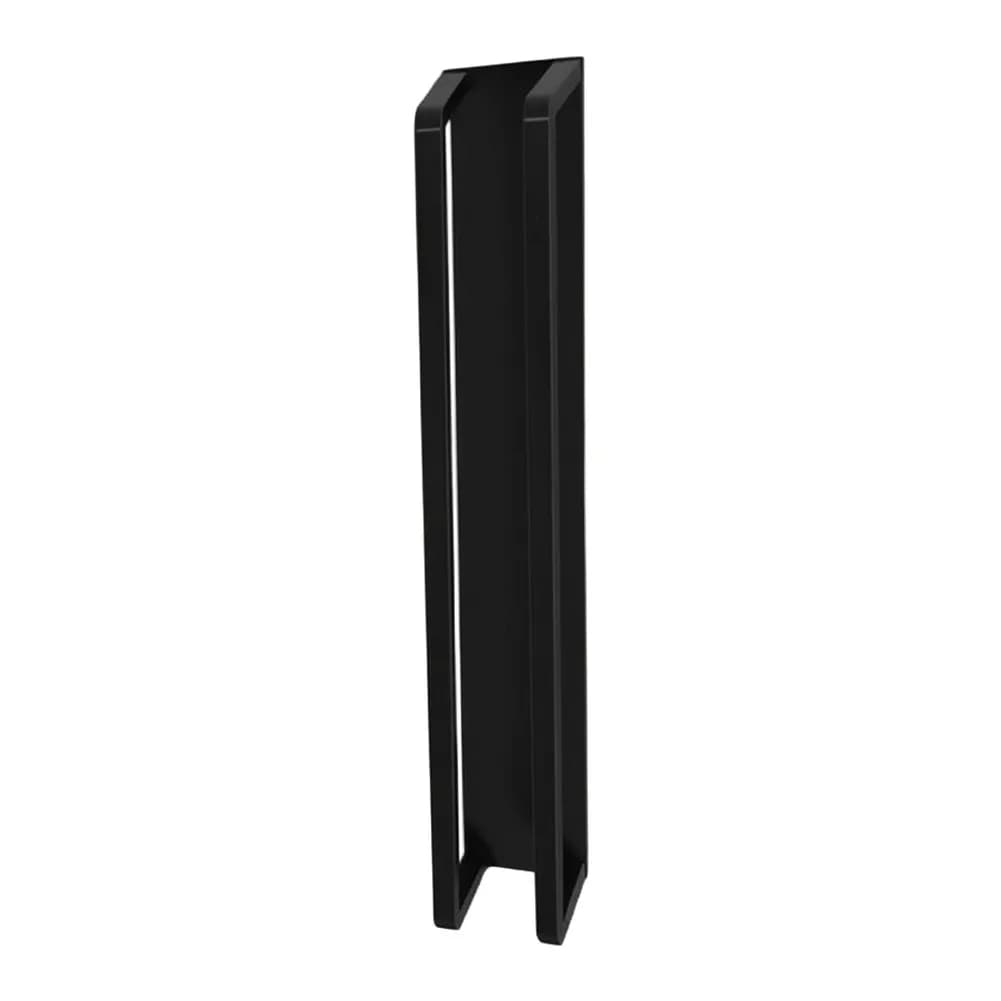 No Drill Towel Rack 50 cm Wall Mounted Iron Towel Bar Vertical Double Slot for Bathroom Kitchen Laundry Room Organization
