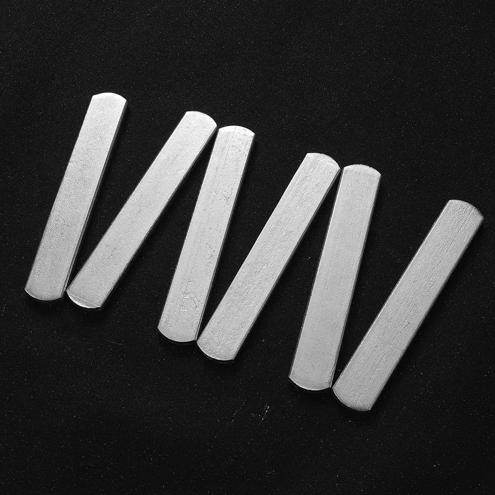 6Pcs Rust-Resistant Weighted Steel Plate Fitness Weight Equipment for Home Gym Running Jogging Vest Training Leg Arm Straps