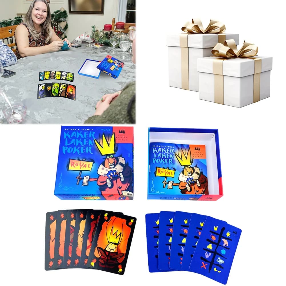Kaker Laken Poker Royal Polilla Tramposa Gioco da tavolo Xiaoqiang Cheating Moth Gioco da tavolo per famiglia per adulti Bambini