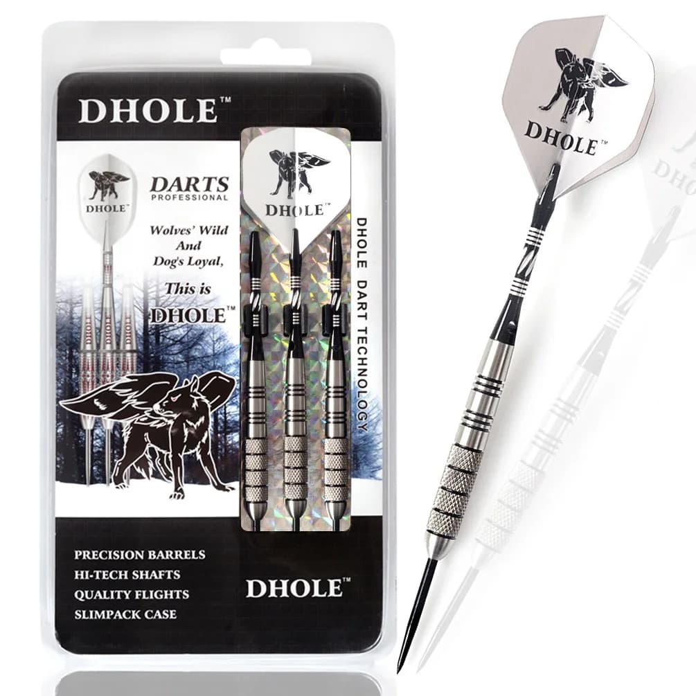CUESOUL DHOLE 20/21/24/25/30 grammi Freccette con punta in acciaio al tungsteno con custodia per freccette sottile