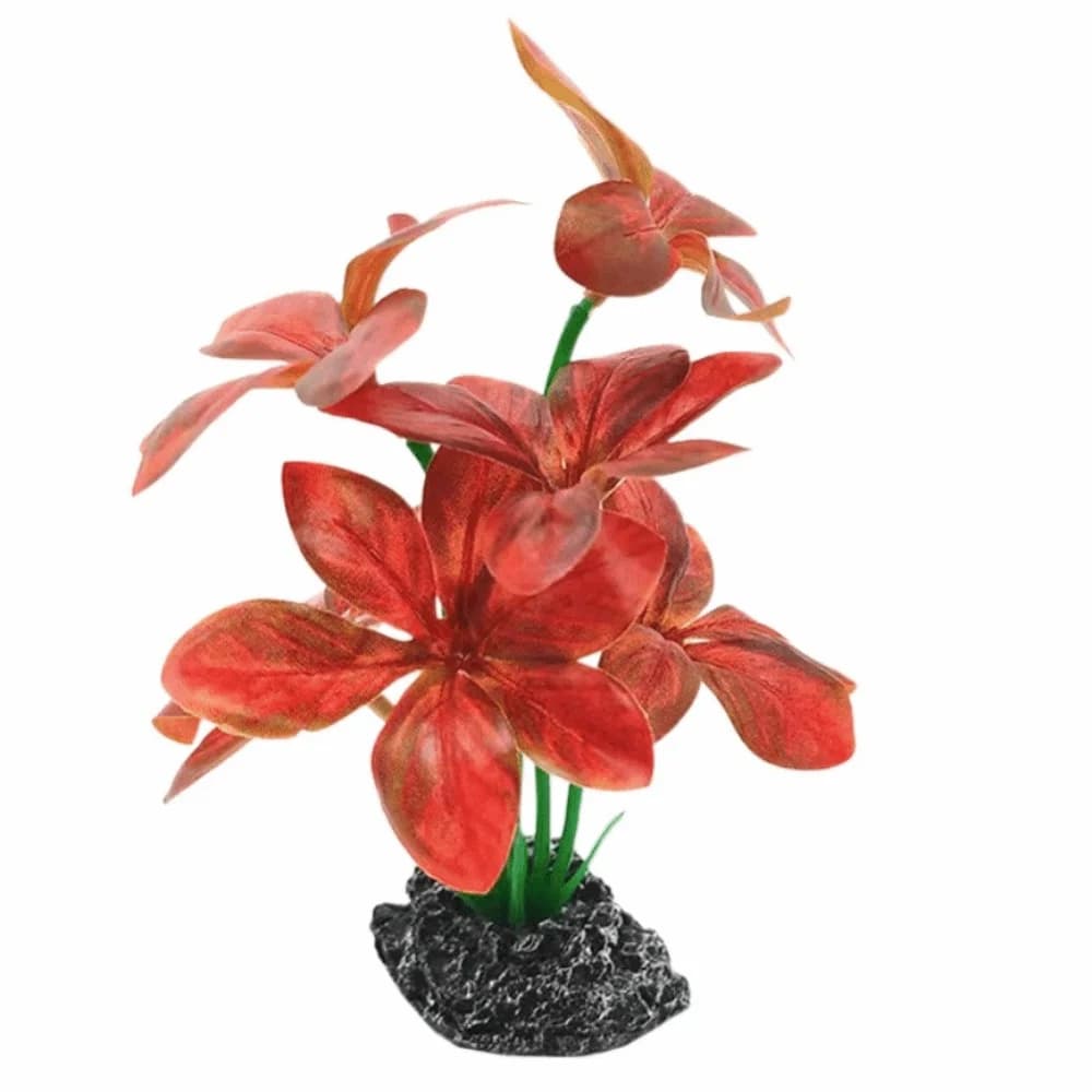 Plastic Material Aquarium Plants Realistic Design Safe Material Artificial Plants Silk Texture