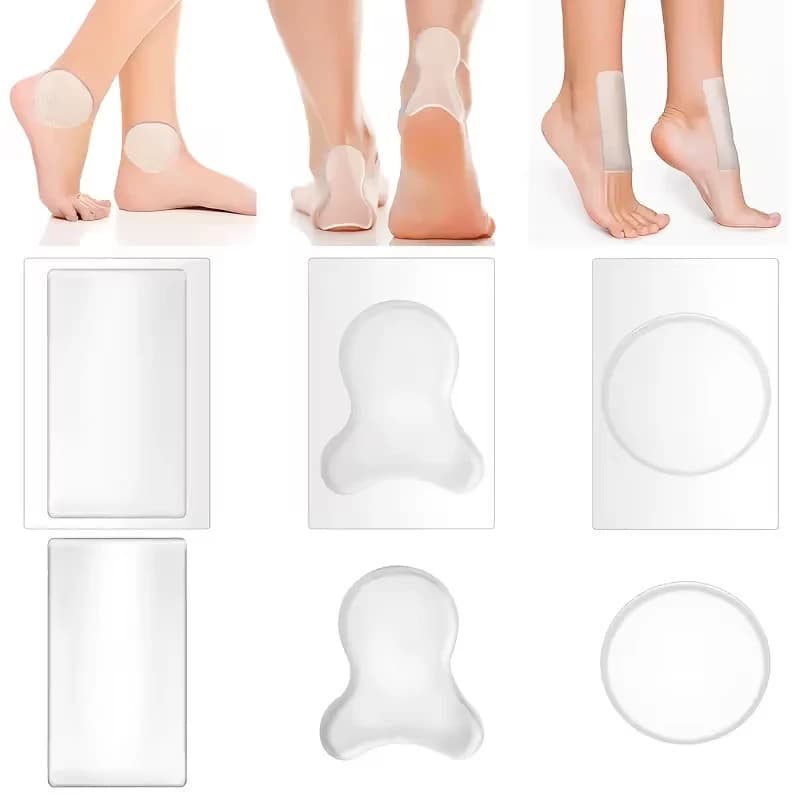 Cuscinetti in gel per caviglia 2/8 pezzi, supporto e protezione per caviglia per sport come pattinaggio su ghiaccio, hockey, pattinaggio a rotelle, escursionismo, equitazione, sci