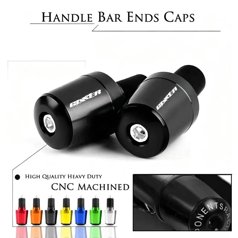 Motorcycle Handle Bar End plug Weight Handlebar Grips Cap Anti Vibration Plug For Suzuki GIXXER 250 SF 150 125 155 SF150 SF250