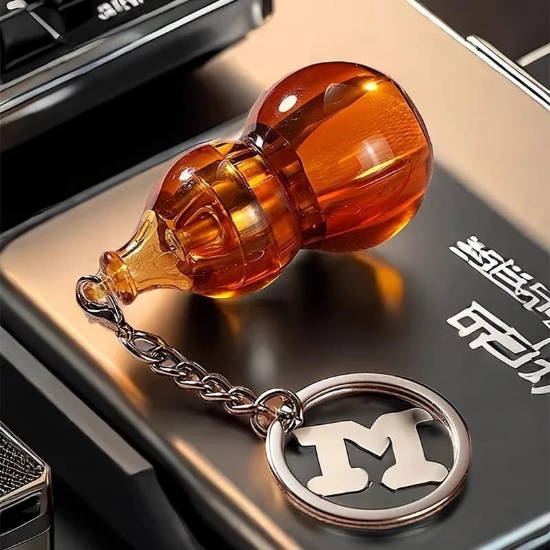 Cursore di spinta magnetico Punta delle dita Calabash Fidget Spinner Roller Cursore di spinta meccanico EDC Anti stress Autismo ADHD Fidget Portachiavi