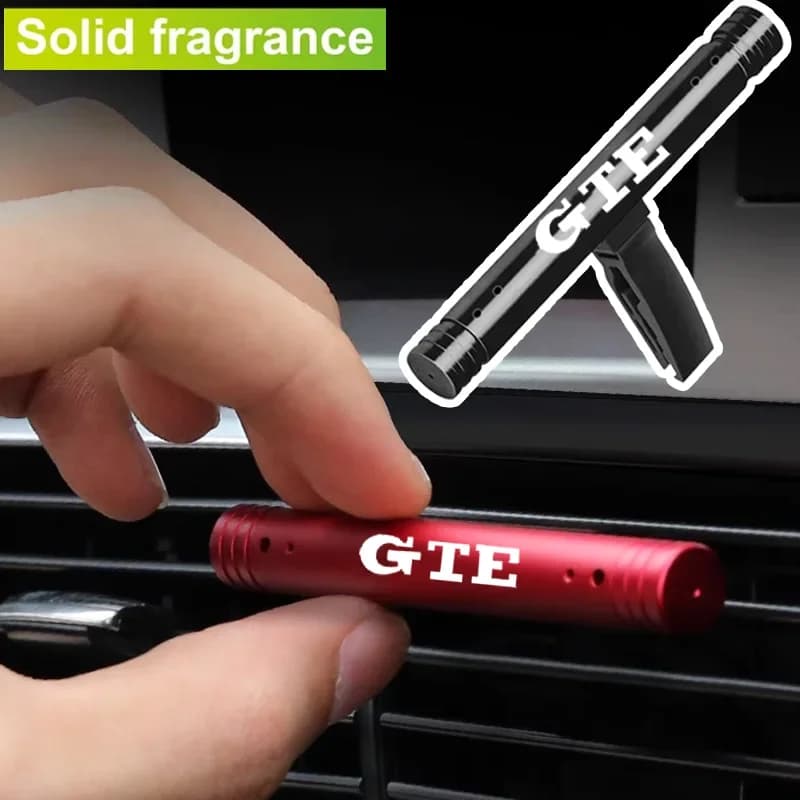 1 Pezzo per Volkswagen VW GTE Logo 2019 2021 Deodorante per Auto con Clip per Bocchetta di Ventilazione, Profumatore Speciale per Auto