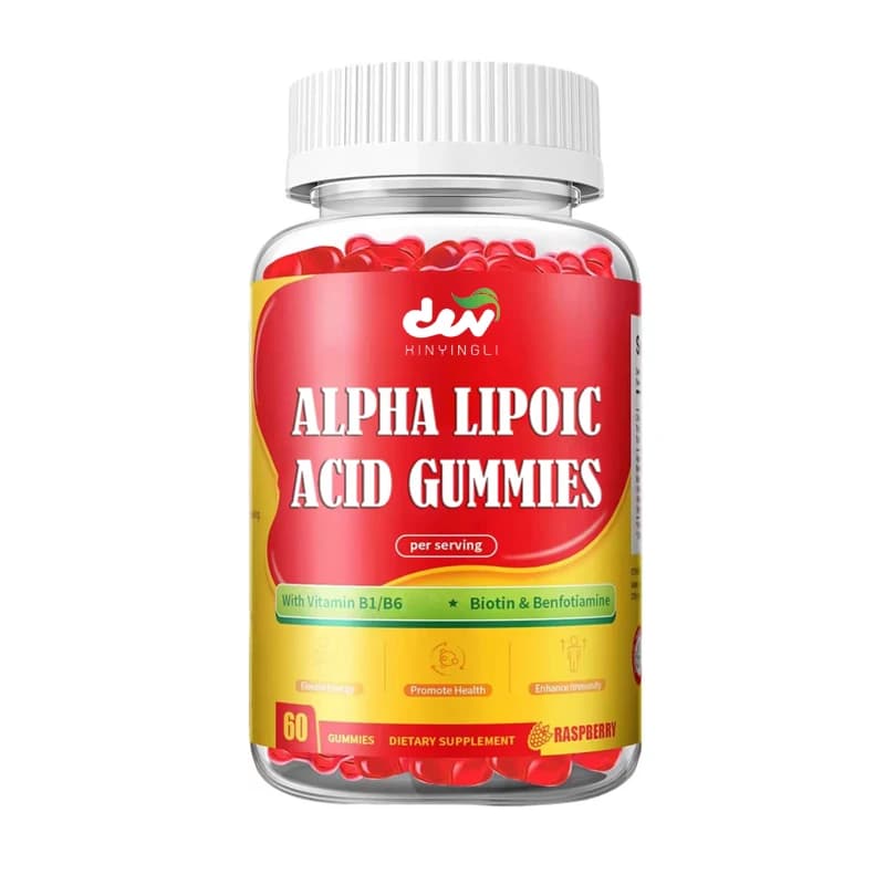 Alpha Lipoic Acid Gummies Contain ALA, Vitamin B1, B6, High Absorption of ALA Energy and Health Supplements