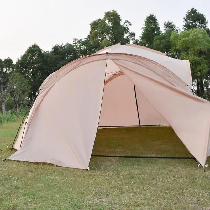 Tenda a cupola Drappo Tenda a cupola da campeggio Drappo di ricambio Zaino in spalla Escursionismo Picnic Luce solare Blocco Rete protettiva da giardino per prato