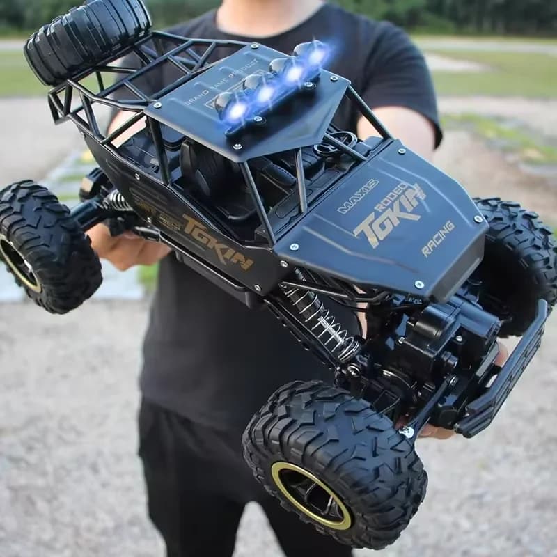 Camion RC fuoristrada 1/12 4WD RTR resistente per principianti, auto RC per tutti i terreni ad alta velocità 20 km/h, monster truck telecomandato, regalo per adulti.