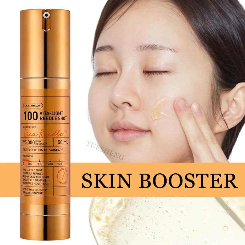 Siero Vita-Light Reedle with Vitamin C and Vitamin E Capsules, Korean Skin Booster, Improves Skin Texture, Intense Bright Effect During Night