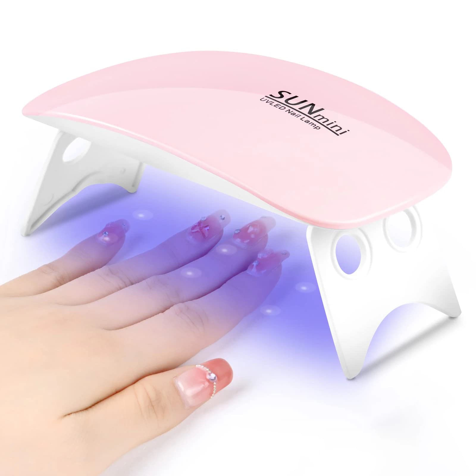 Mini mouse portatile 6W UV LED lampada per asciugare lo smalto 6 luci a LED lampada per manicure per unghie domestica macchina per fototerapia USB per unghie in gel