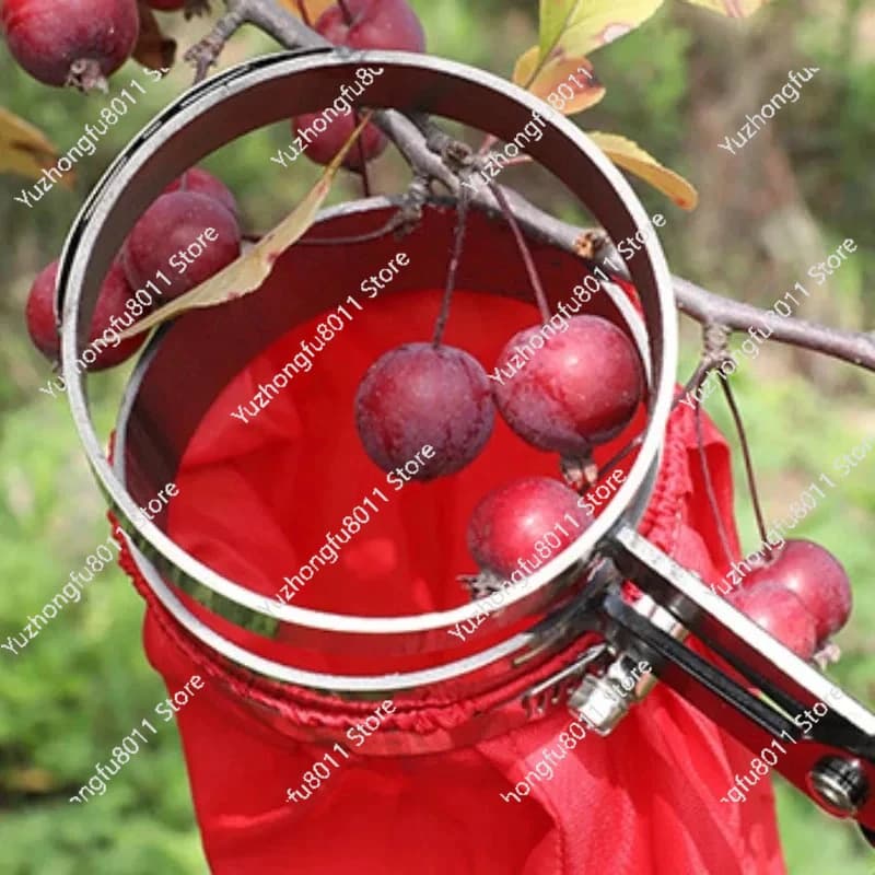 Forbici Professionali Speciali per Raccolta con Borsa Portaoggetti, Strumento Manuale Efficiente e Salva-Lavoro per Bacche di Goji, Peperoncini, Giardinaggio e Agricoltura