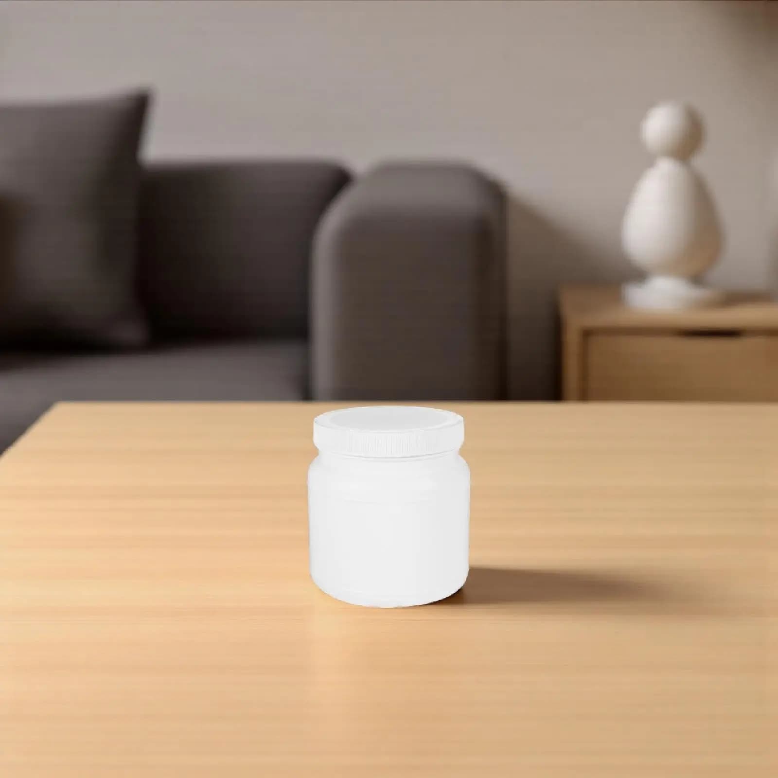 Plastic Powder Storage Jar Airtight Large Capacity Wide Mouth Milk Protein Powder Container Kitchen Travel Storage