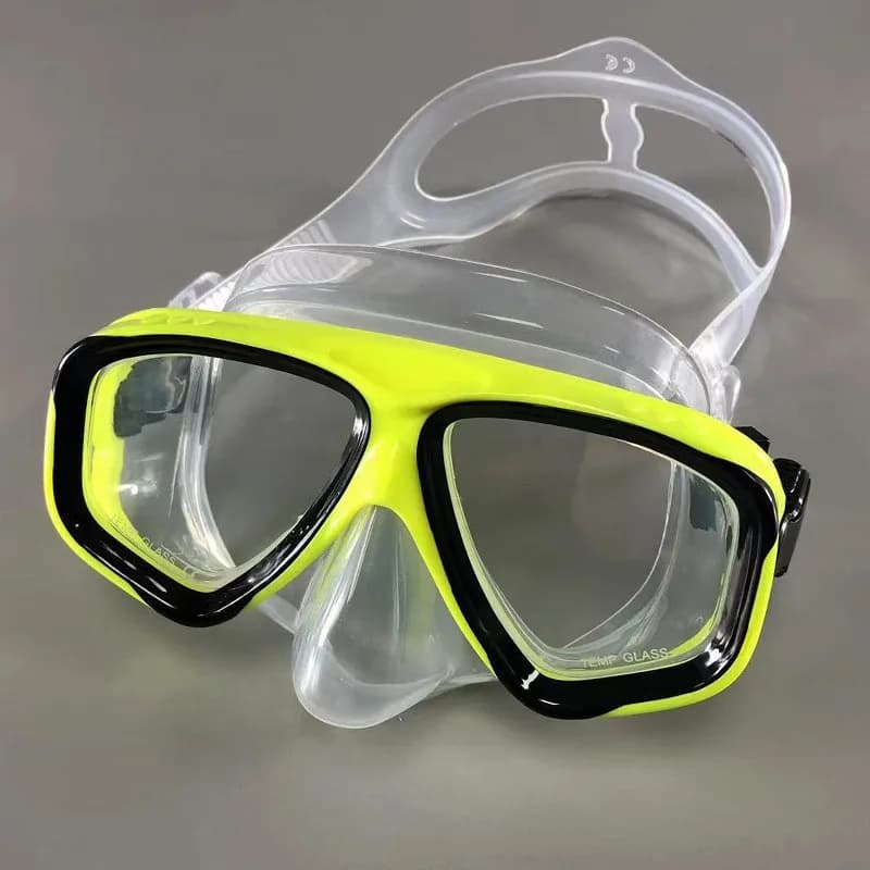 Adult Underwater Mask - Waterproof Liquid Silicone, Professional Snorkeling Equipment