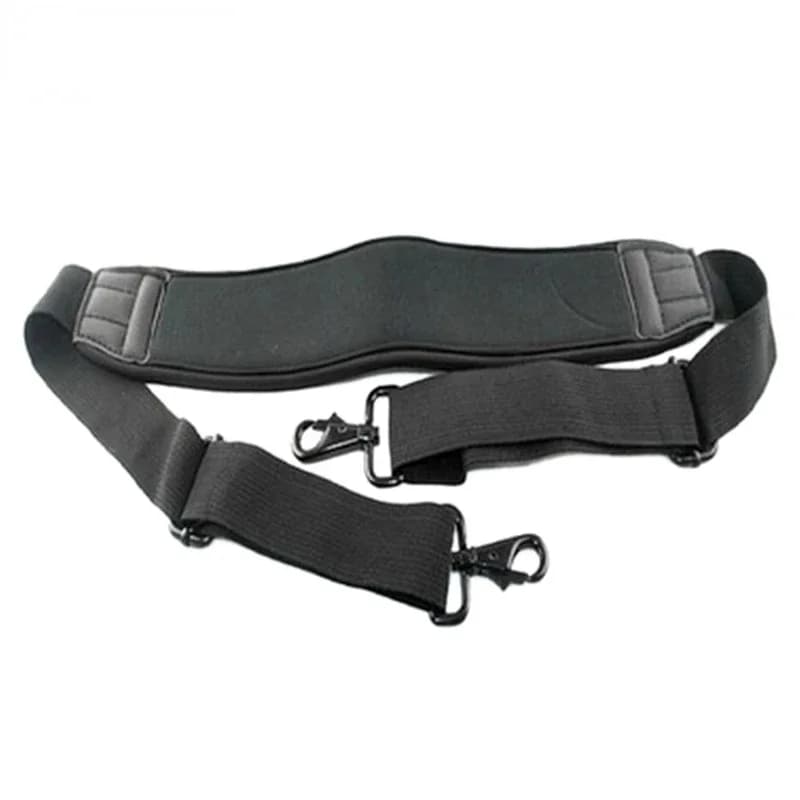 Tracolla regolabile nera con doppi ganci per Canon per borsa per fotocamera per computer portatile Nikon