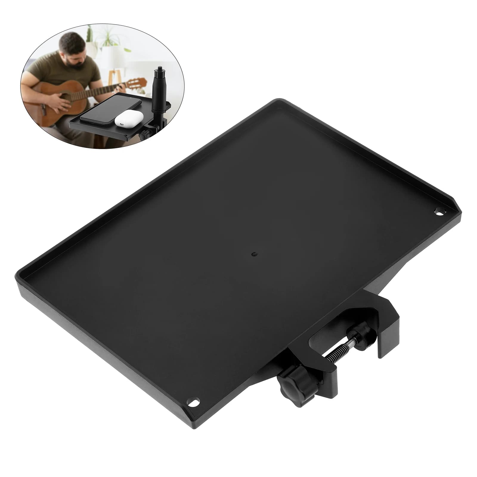 Audio Card Tray Microphone Plastic Holder Rotation Threaded Clamp Clip Suitable for accessories Bracket Tripod bracket Mobile phone bracket