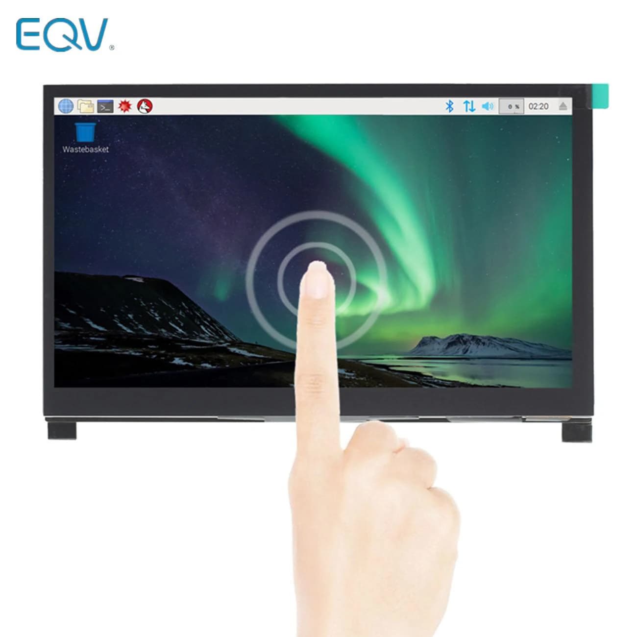 7 Inch IPS LCD Touch Screen with Full Display for Raspberry Pi HD Display HDMI Capacitive 5 Points Touch Monitor