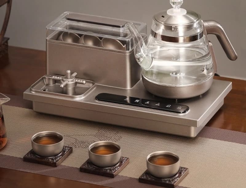 Fully automatic bottom, Sheung Shui electric kettle, integrated household embedded disinfection, tea set induction cooker