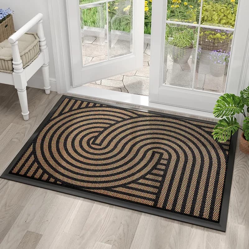 Premium Nylon Entry Mat - Dust Trapping Doormat, Non-Slip Natural Rubber Backing, Wear & Scratch Resistant, Easy to Clean