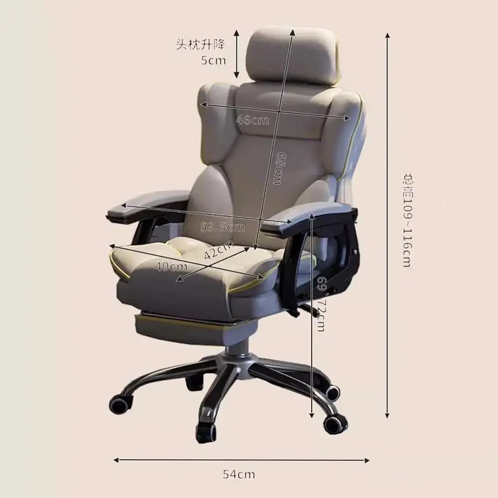 Sedia da ufficio comoda mobile Sedia da gioco portatile moderna nordica alla moda Design semplice Chaise De Bureaux Mobili per ufficio
