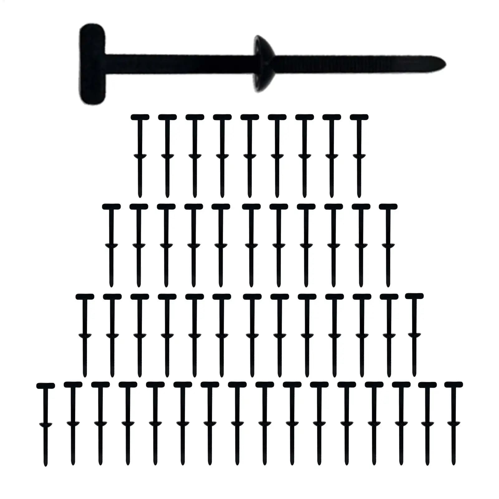 20/50pcs Nylon Fascetta Fibbia Vite di Fissaggio Automatico Clip di Ricambio Parafanghi Auto Tronco Motore Guard Pannello di Gestione dei cavi Sicuro