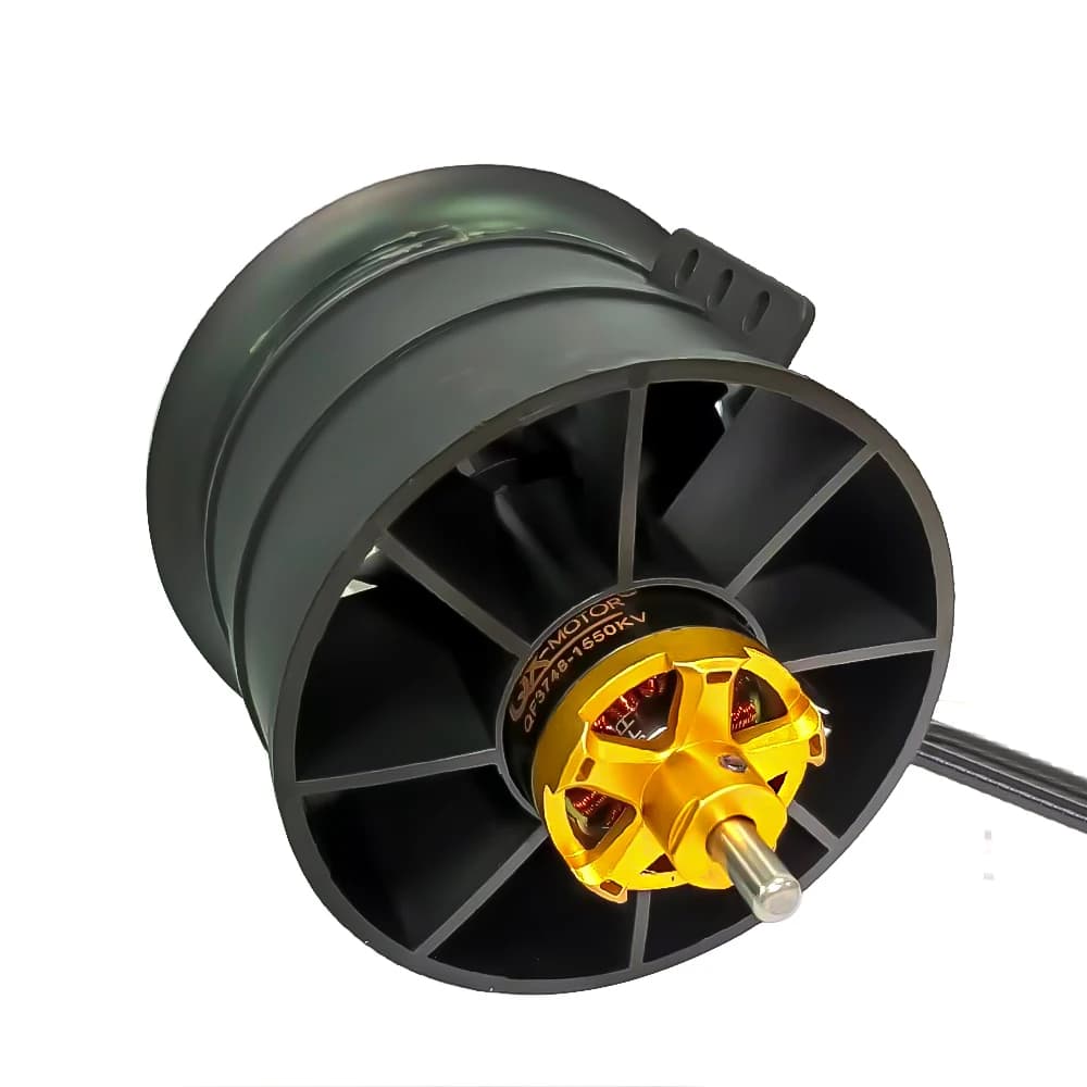 QX-MOTOR 90mm EDF 12 Pale Ventola Canalizzata QF3748 QF3758 Motore Brushless Per RC FPV Elicottero Quadcopter Multiasse Drone Parti