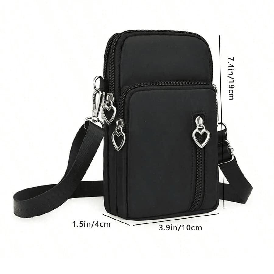New model of mobile phone bag - single shoulder crossbody bag, versatile and stylish vertical style wallet