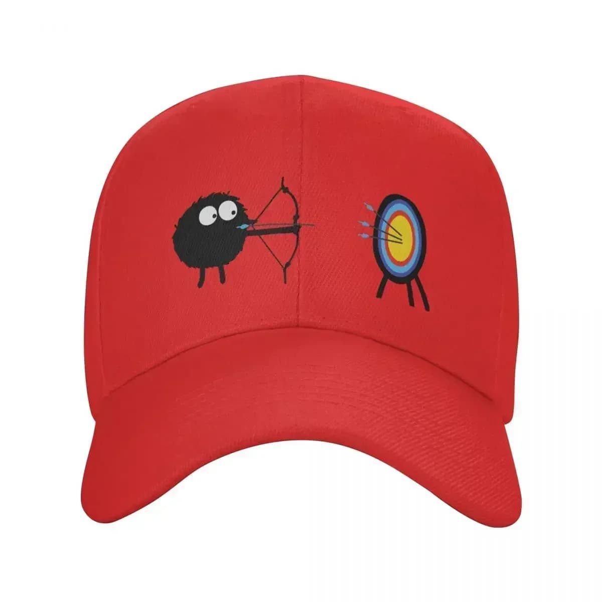 New Punk Unisex Archery Target Baseball Cap Adult Bow Hunting Lover Adjustable Dad Hat Men Women Hip Hop Snapback Caps