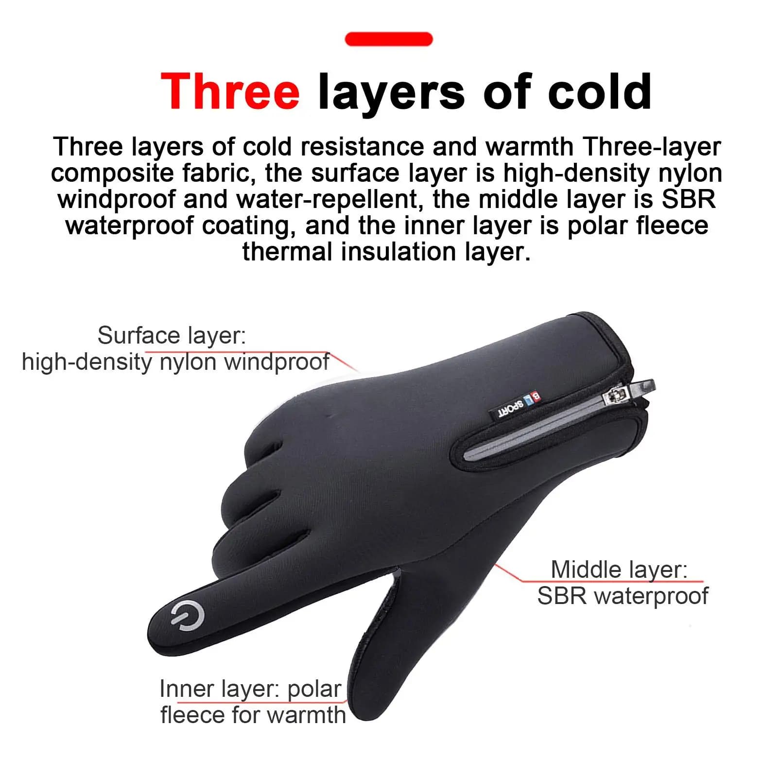 Guanti touch screen USB Guanti riscaldati elettrici caldi invernali Guanti da moto riscaldati per ciclismo Corsa Guida Escursionismo Camminata