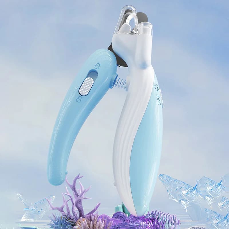 Professional Pet Nail Clippers with LED Light, Grooming Scissors, Suitable for Trimming The Nails of Dogs Cats and Small Animals