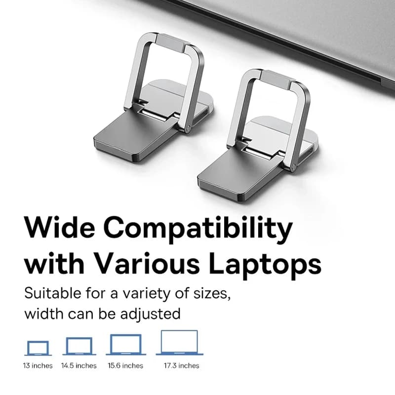 Supporto Pieghevole per Laptop, Base Portatile per Notebook, Staffa di Sostegno
