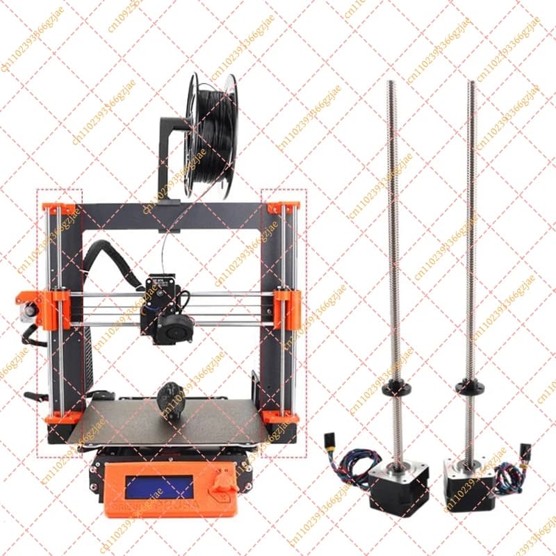 Motore a vite trapezoidale a doppio asse Z con kit cavi per stampante 3D Prusa i3 MK3 Bear MK3S+