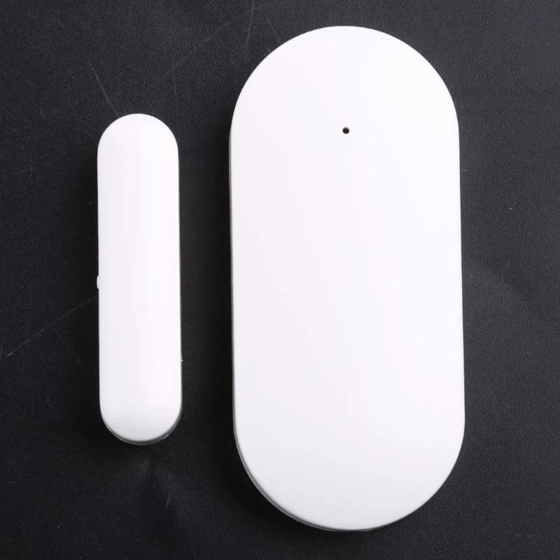 433MHz Door Detector for Security Alarm System Battery Powered White