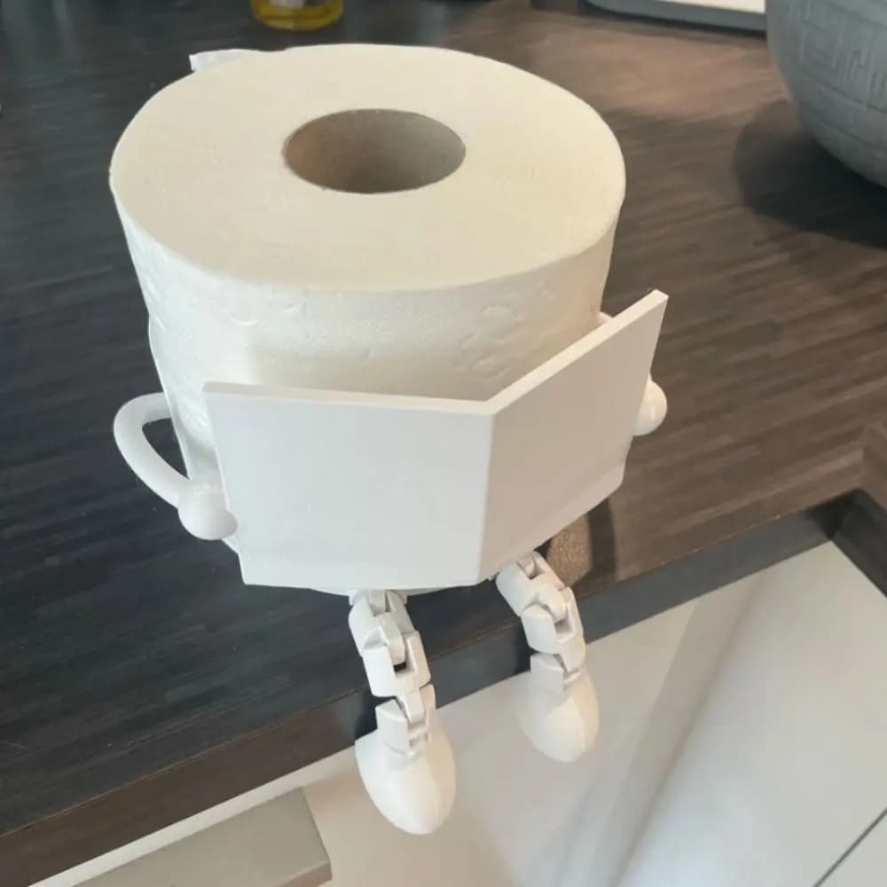 Porta carta igienica creativo Semplice porta asciugamani riutilizzabile Giunti mobili durevoli Porta fazzoletti stampato in 3D Accessorio per il bagno