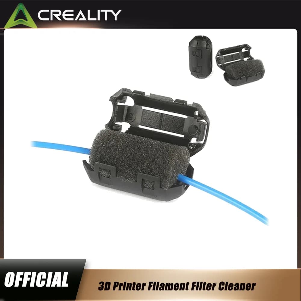 Creality 2/5 pieces filter filament cleaner clean antistatic powder removal for CR10 Ender 3 PRUSA I3 PLA ABS PETG filament.