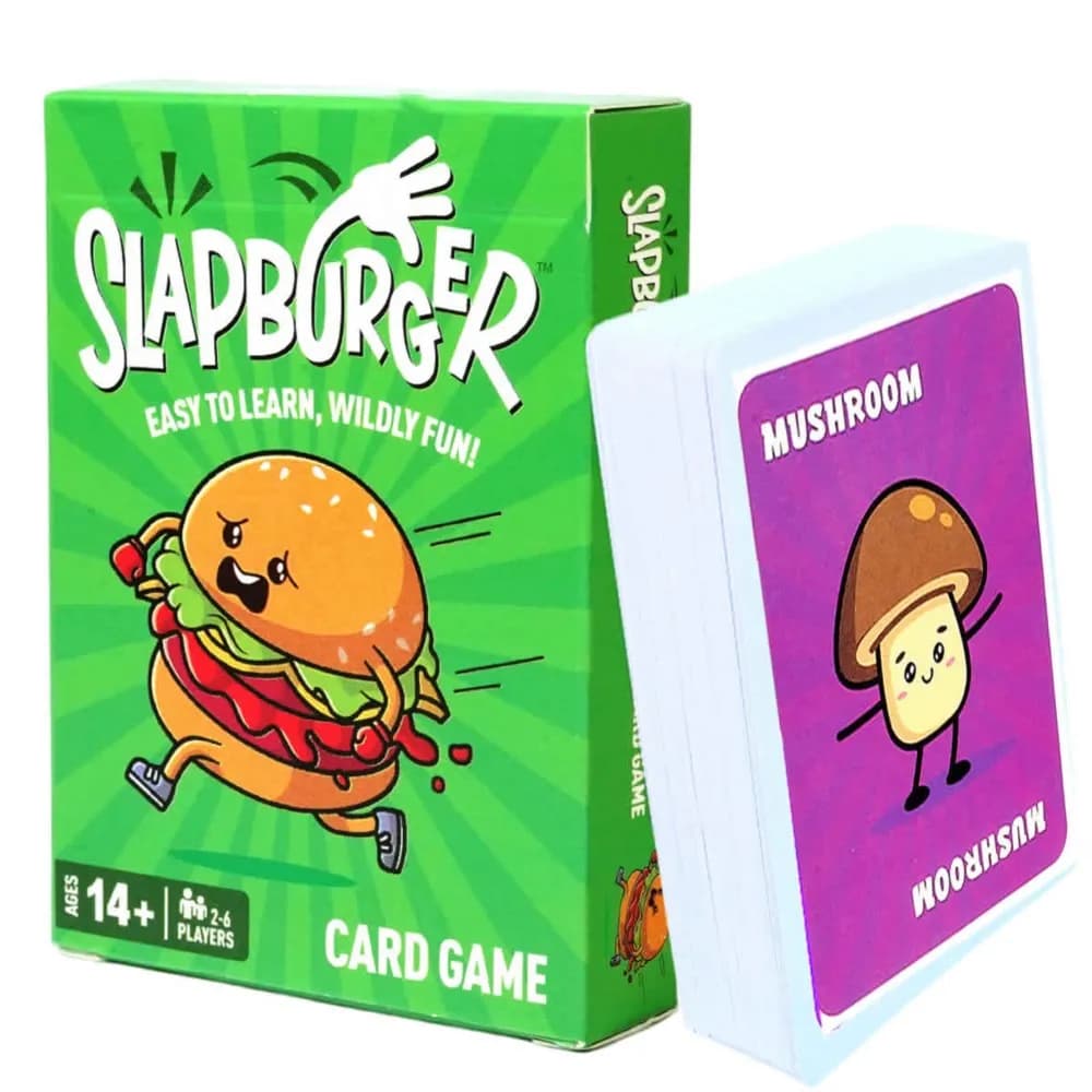 Funny Slapburger Card Game for 2-6 Players, Family Games, Game Evenings, Game Cards, Family Party Gifts, Toy