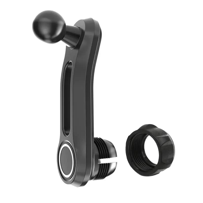 Braccio di prolunga con giunto rotondo da 17 mm, prolunga per testa da femmina a maschio, asta rotante per accessori per supporto per telefono con presa d'aria per auto