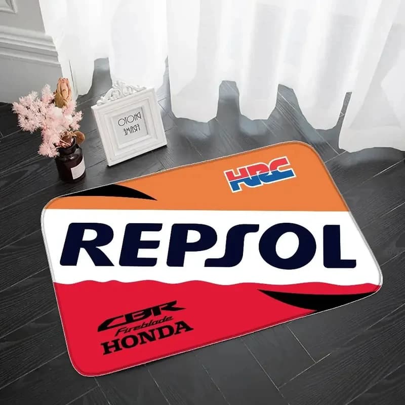Entrance Doormat Black Wing Motorcycle Carpet Anti-Skid Bedside Area Rug Fluffy Rug Non-Slip Mat Home Decoration