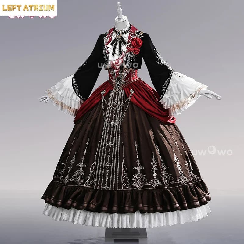 UWOWO Collab Series: Game Love and Deepspace MC's Bloodmoon Soulpact Couple Sylus Silverwing Fiend Costume Cosplay Halloween