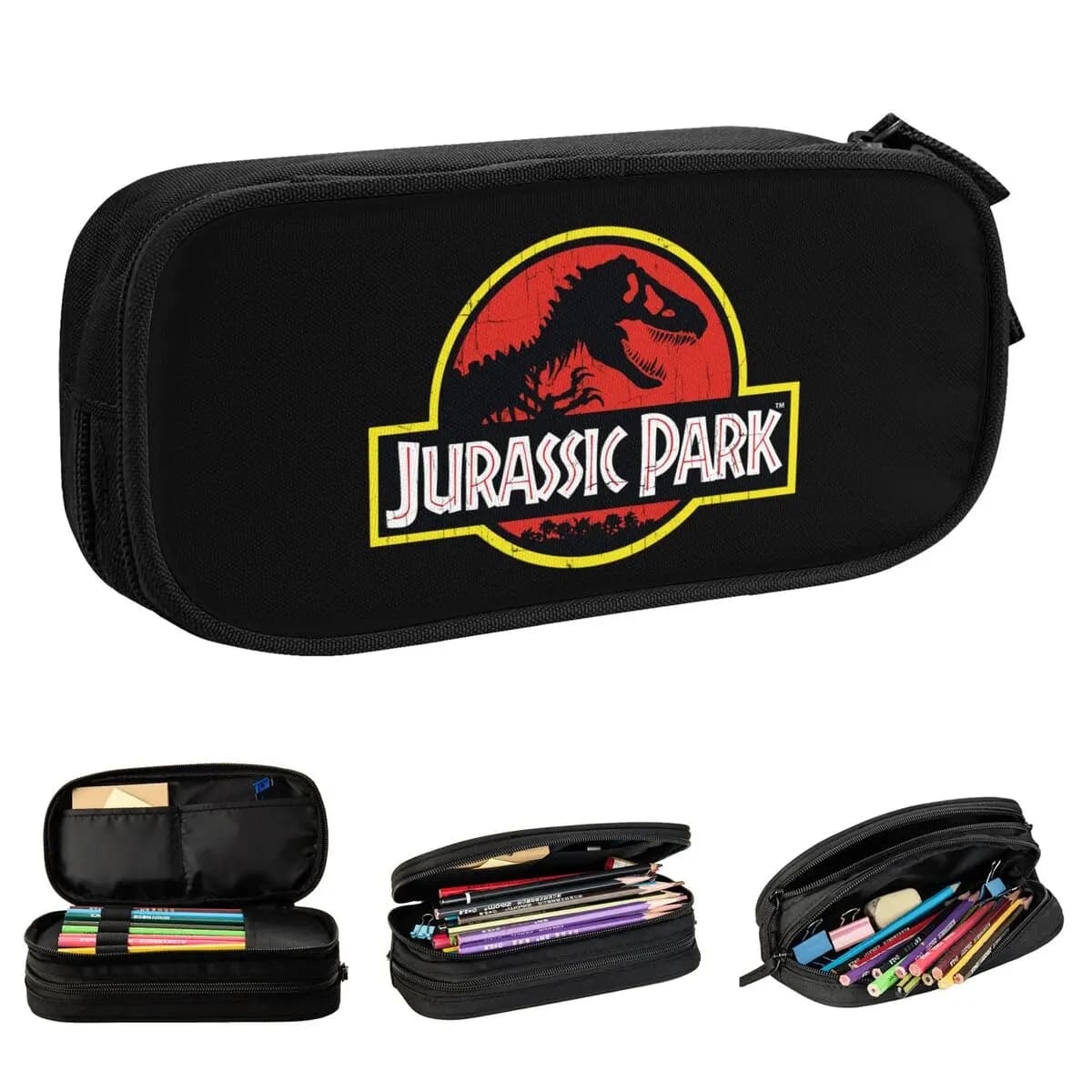 Astucci per matite Jurassic Park Astucci per matite classici per studenti Grande materiale scolastico per riporre regali Astuccio per matite